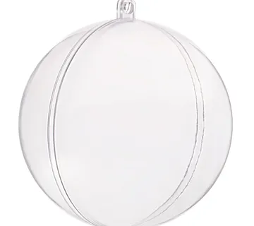 Prozirna akrilna kuglica 6 cm - Pribislavec
