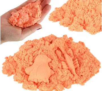 Kinetički pijesak 1kg u narančastoj vreći - Pribislavec