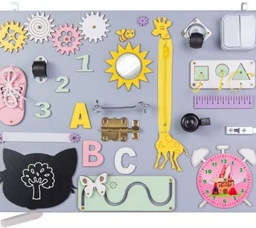Montessori manipulativna drvena ploča 50 x 37,5 cm - Pribislavec