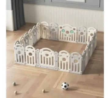 MamaKids modularni vrtić za djecu – suhi bazen, bež sivi 210 x 210 cm - Pribislavec