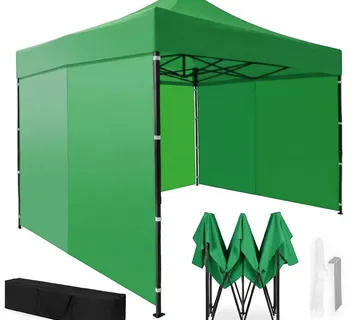 MultiGarden automatski samosklapajući vrtni paviljon 3 × 3 m, zeleni - Pribislavec