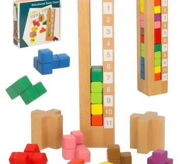 Catamino drvene edukativne kocke u boji - Pribislavec