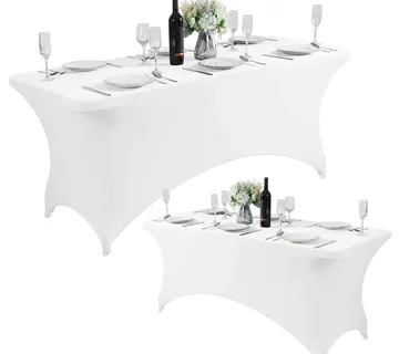 MultiGarden univerzalna navlaka za stol – rastezljiva, 240 cm (8 ft), bijela - Pribislavec
