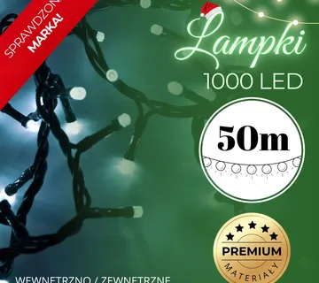 Božićne LED lampice s efektom treperenja 1000 LED - Pribislavec