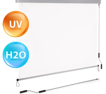 Vertikalna rolo tenda s ručicom, balkon, terasa, bež, MultiGarden - Pribislavec
