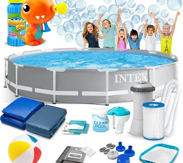 Intex vrtni bazen 366 x 76 cm + gratis aparat za mjehuriće - Pribislavec