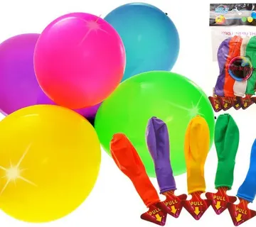 Set LED osvjetljenih šarenih balona 5kom. - Pribislavec
