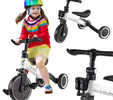 Trike Fix mini 3u1 tricikl s pedalama bijeli - Pribislavec