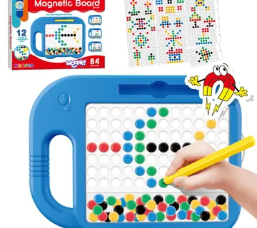 Woopie magnetna ploča Montessori MagPad 84 gumba, plava - Pribislavec