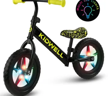 Kidwell REBEL LED neonsko žuti bicikl za balansiranje - Pribislavec