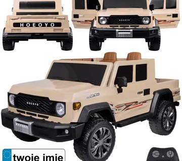 Električni auto za djecu – veliki model na baterije, 2 sjedala, 4x4, PA0329 - Pribislavec