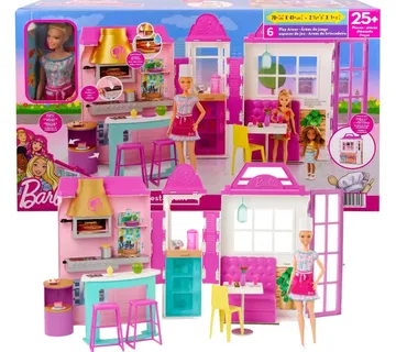 Barbie restoran set za igru kuhanja i roštilj s lutkom - Pribislavec