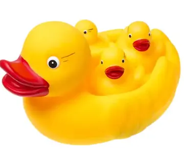 Tullo gumene patkice mama i bebe za kupanje 4kom. žute - Pribislavec