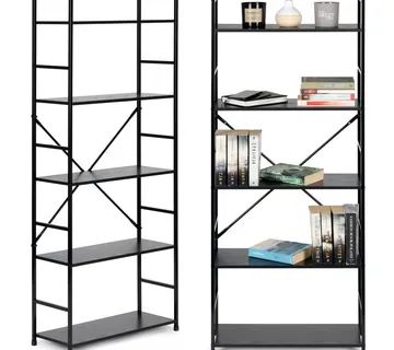 ModernHome loft polica za knjige, 5 razina - Pribislavec