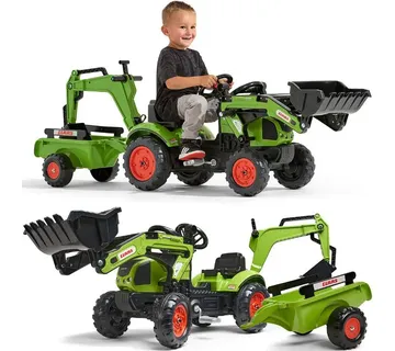 Class traktor utovarivač na pedale s prikolicom - Pribislavec