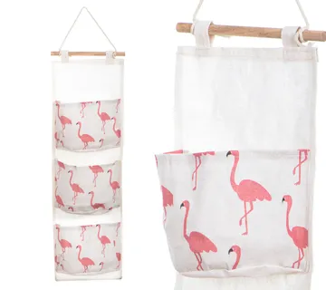 Viseća mreža za spremanje igračaka flamingo - Pribislavec