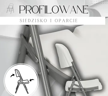 Sklopiva stolica,bijela - Pribislavec