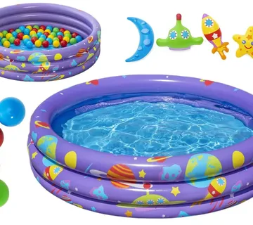 Bestway 52466 dječji bazen na napuhavanje 102x25cm s lopticama 50 komada - Pribislavec