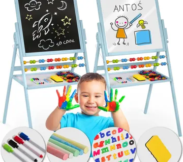 Ricokids magnetska okretna ploča za kredu - plava - Pribislavec
