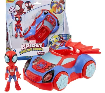 Marvel Spidey i njegovi nevjerojatni prijatelji Glow Tech Web-Crawler i akcijska figurica Spidey - Pribislavec