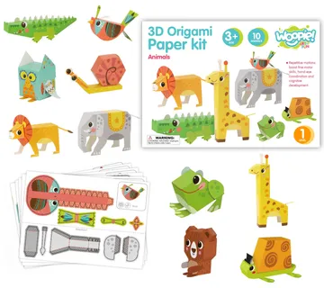 Woopie set 3D origami životinje - Pribislavec