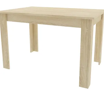 Pravokutni stol 120x80 hrast sonoma - Pribislavec