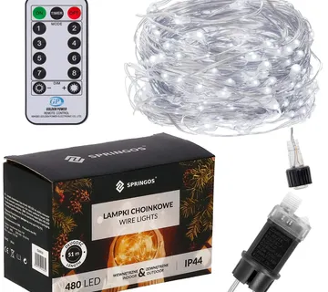 LED božićne lampice 480 dioda, hladno bijela - Pribislavec