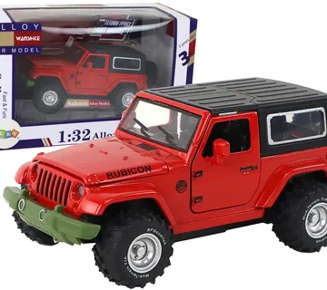Rubicon off-road metalni auto 1:32 crveni - Pribislavec