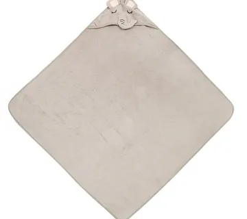 Bathfriends ručnik za djecu 100x100 slon siva - Pribislavec