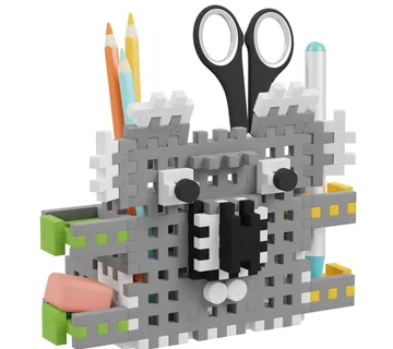 Marioinex set mini Waffle kockica stalak za olovke koala 70kom. - Pribislavec