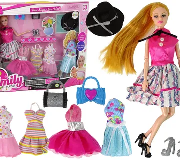 Lutka Emily - dodaci za kreiranje modnih kombinacija - Pribislavec