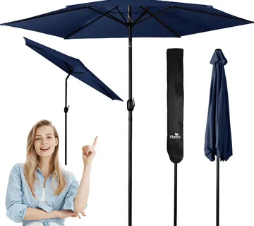 Plonos vrtni suncobran 300 cm plavi - Pribislavec