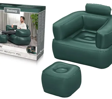 Bestway lagana fotelja na napuhavanje, zelena - Pribislavec