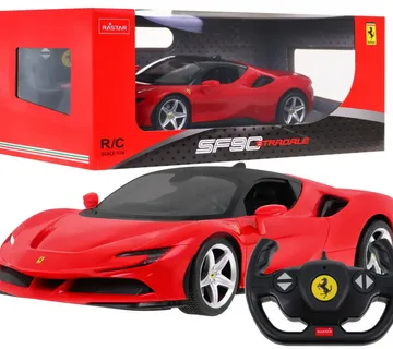 Rastar Ferrari SF90 na daljinsko upravljanje 1:14 crveni - Pribislavec
