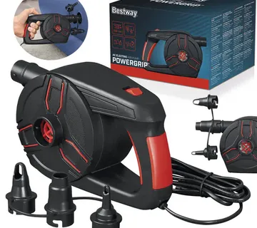 Bestway električna pumpa PowerGrip 62258 - 3 nastavka - Pribislavec