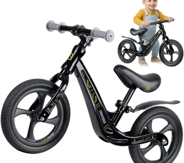 Ricokids FUNNU dječji bicikl bez pedala, crni - Pribislavec