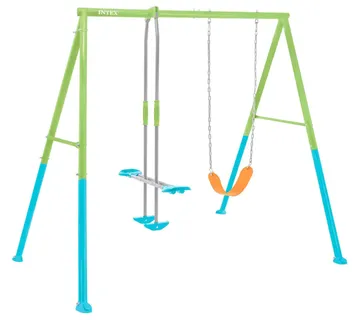 INTEX dvostruka vrtna ljuljačka za djecu – s gliderom, model 44120 - Pribislavec