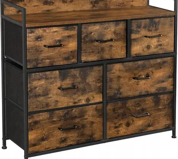 Komoda s ladicama, rustikalno smeđa 98 x 28,5 x 85 cm - Pribislavec