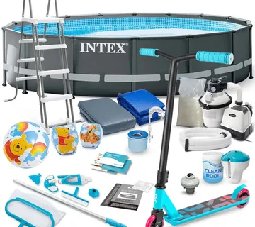 Intex vrtni bazen 488 x 122 cm 20u1 + gratis romobil - Pribislavec