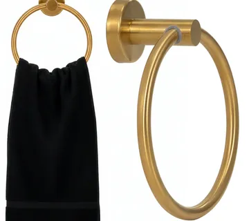 Vješalica za ručnike 15,5 cm zlatna - Pribislavec