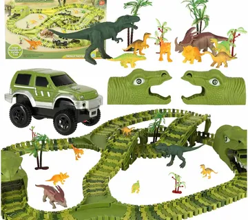 Staza za autiće dinosauri 240 elemenata - Pribislavec