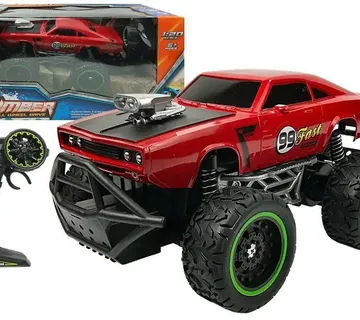 Monster Truck Dodge na daljinsko upravljanje 1:20 crveni - Pribislavec