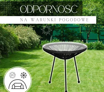 Vrtni stol, crni 50 x 40 x 40 cm - Pribislavec