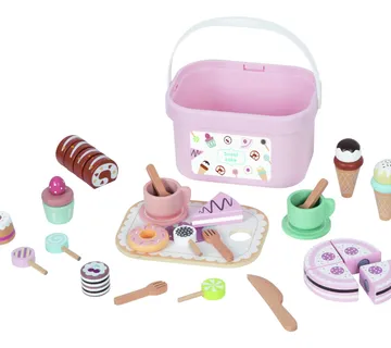 Tooky Toy drveni set slatkiša u kutiji - Pribislavec