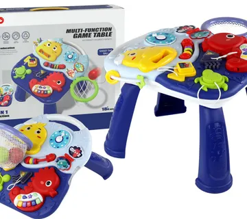 Edukativni stol 2in1 s morskim motivima i košom 32cm×25.5cm×23cm - Pribislavec