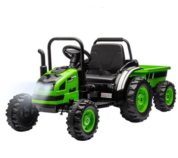 Vozilo na akumulator Farmer Green traktor s prikolicom - Pribislavec
