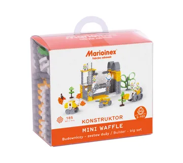 Marioinex set Waffle kockica građevinar 185kom. - Pribislavec