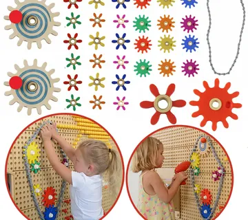 Masterkidz set šarenih zupčanika - izgradi svoj mehanizam - Pribislavec
