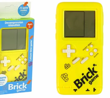 Igraća konzola Brick 23 igrice žuta - Pribislavec