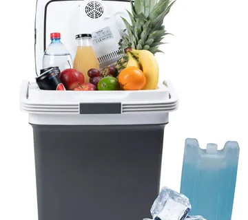 Prijenosni auto hladnjak, 29L, 220-240V DC12V, funkcija grijanja, besplatan umetak, grafitni - Pribislavec